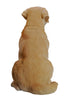 Sitting Yellow  Labrador Retriever Dog Statue