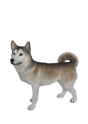 Siberian Husky Dog Garden Statue
